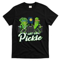 Hilarious Pickleball Swag Featuring Lettuce Pickle Players T-Shirt