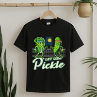 Hilarious Pickleball Swag Featuring Lettuce Pickle Players T-Shirt