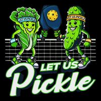 Hilarious Pickleball Swag Featuring Lettuce Pickle Players 16 in Basic Backpack