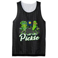 Hilarious Pickleball Swag Featuring Lettuce Pickle Players Mesh Reversible Basketball Jersey Tank