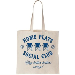 Home Plate Social Club Hey Batter Batter Swing Tote Bag