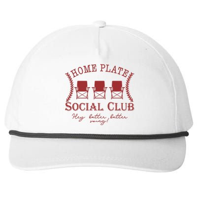 Home Plate Social Club Snapback Five-Panel Rope Hat