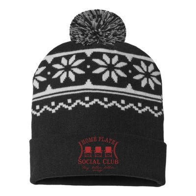 Home Plate Social Club USA-Made Snowflake Beanie