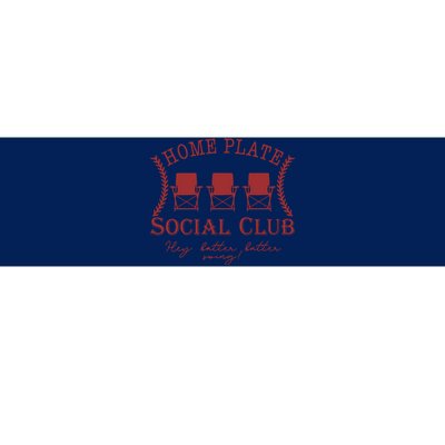 Home Plate Social Club Bumper Sticker