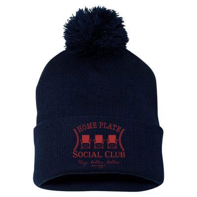 Home Plate Social Club Pom Pom 12in Knit Beanie