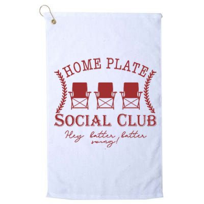 Home Plate Social Club Platinum Collection Golf Towel