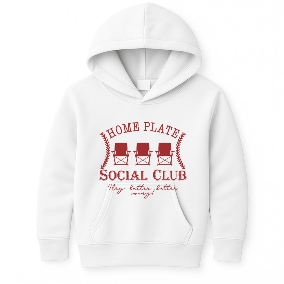 Home Plate Social Club Kids Hoodie