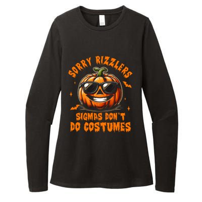 Halloween Pumpkin Spooky Vibes Sigmas DonT Do Costumes Gift Womens CVC Long Sleeve Shirt