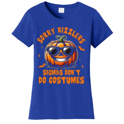 Halloween Pumpkin Spooky Vibes Sigmas DonT Do Costumes Gift Women's T-Shirt