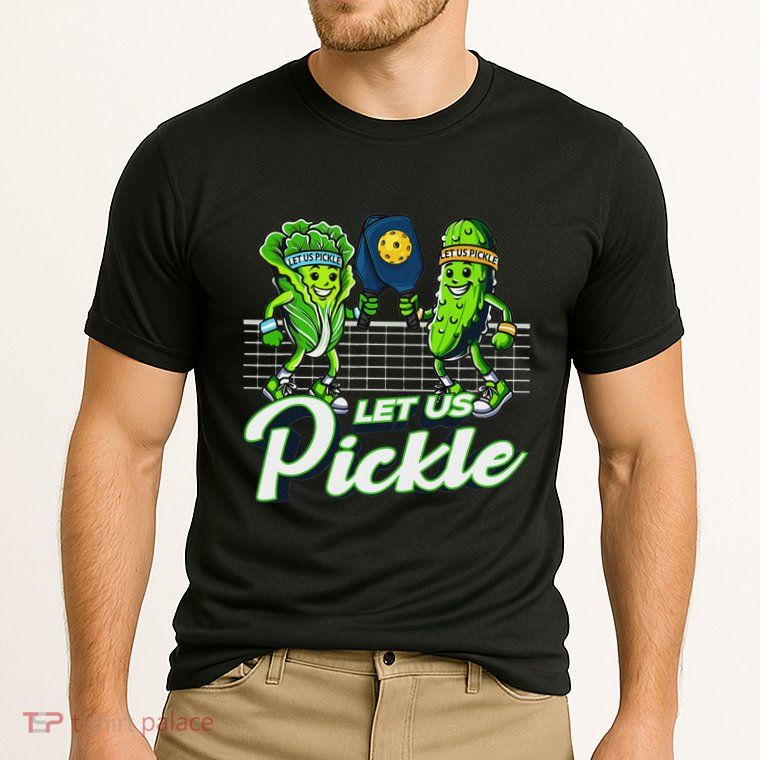 Hilarious Pickleball Swag Featuring Lettuce Pickle Players Performance Shirt