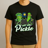 Hilarious Pickleball Swag Featuring Lettuce Pickle Players T-Shirt