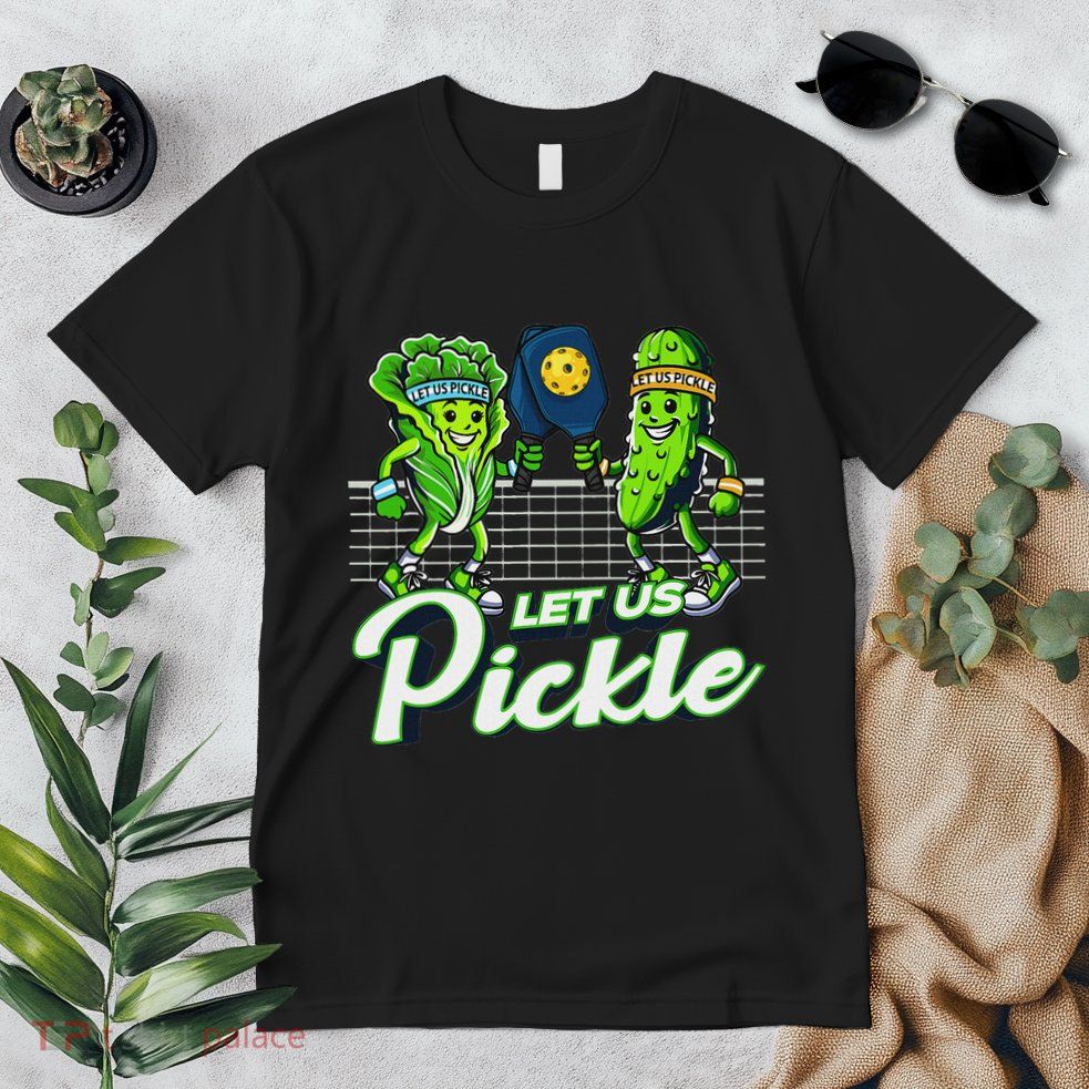Hilarious Pickleball Swag Featuring Lettuce Pickle Players Premium T-Shirt