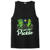 Hilarious Pickleball Swag Featuring Lettuce Pickle Players PosiCharge Competitor Tank
