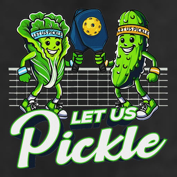Hilarious Pickleball Swag Featuring Lettuce Pickle Players Hat