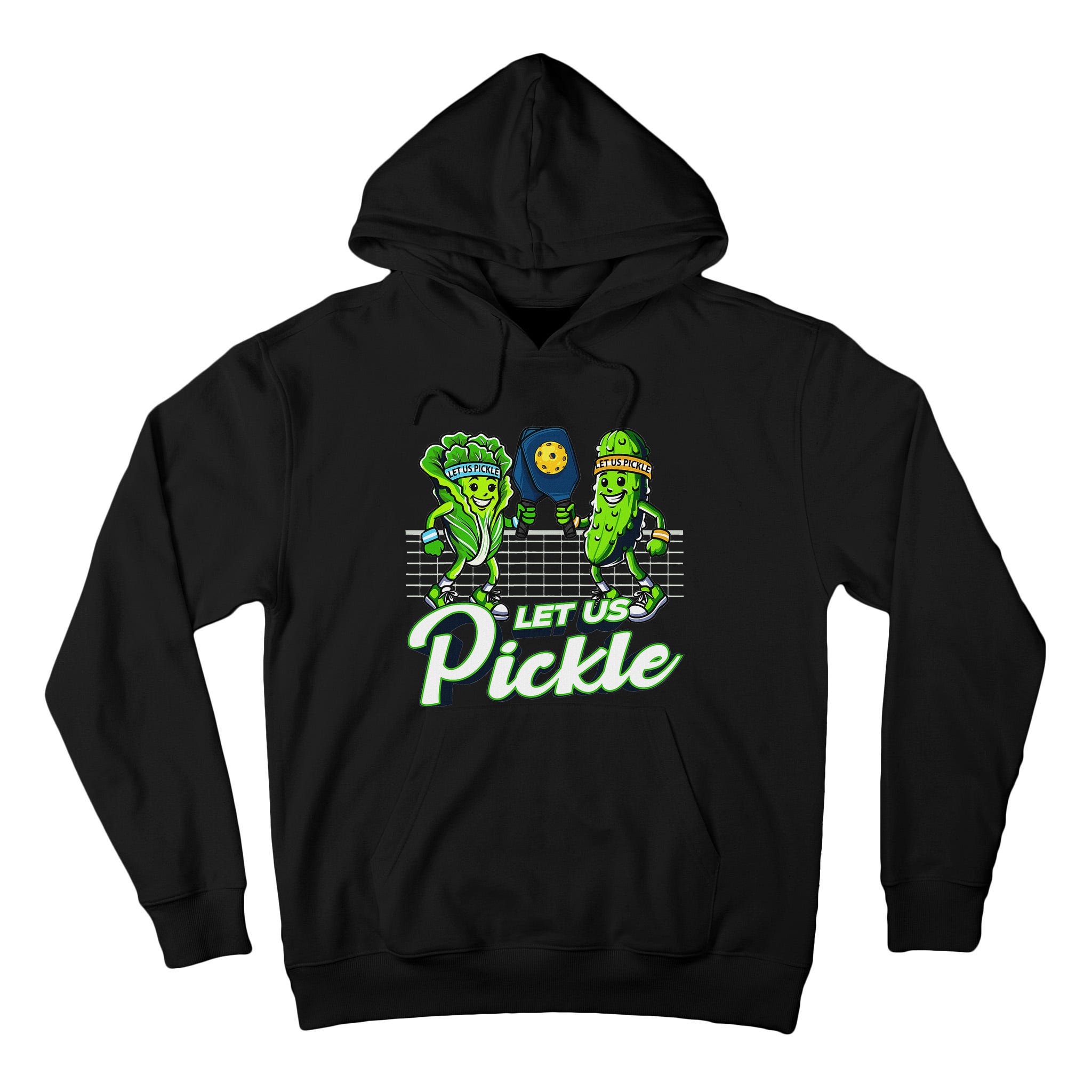 Hilarious Pickleball Swag Featuring Lettuce Pickle Players Tall Hoodie