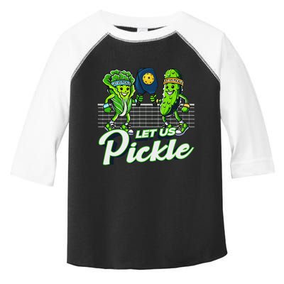 Hilarious Pickleball Swag Featuring Lettuce Pickle Players Toddler Fine Jersey T-Shirt