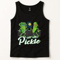 Hilarious Pickleball Swag Featuring Lettuce Pickle Players Tank Top