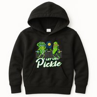 Hilarious Pickleball Swag Featuring Lettuce Pickle Players Kids Hoodie