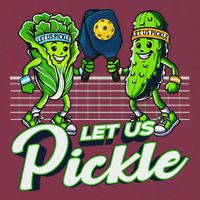 Hilarious Pickleball Swag Featuring Lettuce Pickle Players 16oz Travel Tumbler