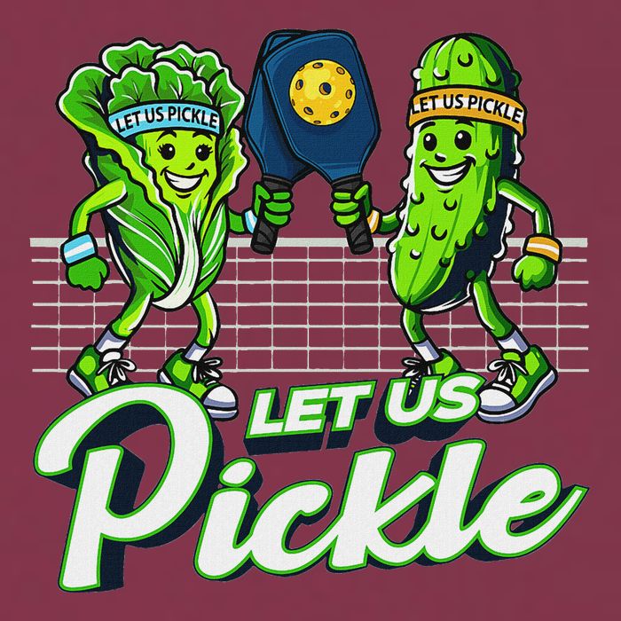 Hilarious Pickleball Swag Featuring Lettuce Pickle Players 16oz Travel Tumbler