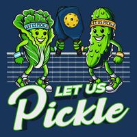 Hilarious Pickleball Swag Featuring Lettuce Pickle Players Infant Baby Jersey Bodysuit