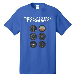 Hilarious Pilot Six Pack Great Gift Tall T-Shirt