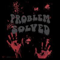 Horror Problem Solved Halloween Drawstring Bag