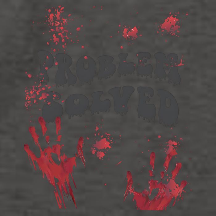 Horror Problem Solved Halloween Vector Backpack
