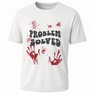 Horror Problem Solved Halloween Cooling Performance Crew T-Shirt