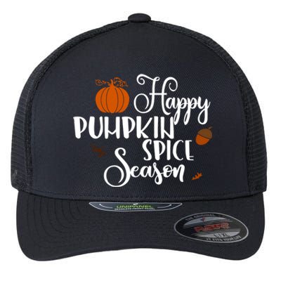 Happy Pumpkin Spice Season Flexfit Unipanel Trucker Cap