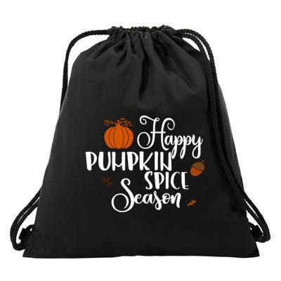 Happy Pumpkin Spice Season Drawstring Bag