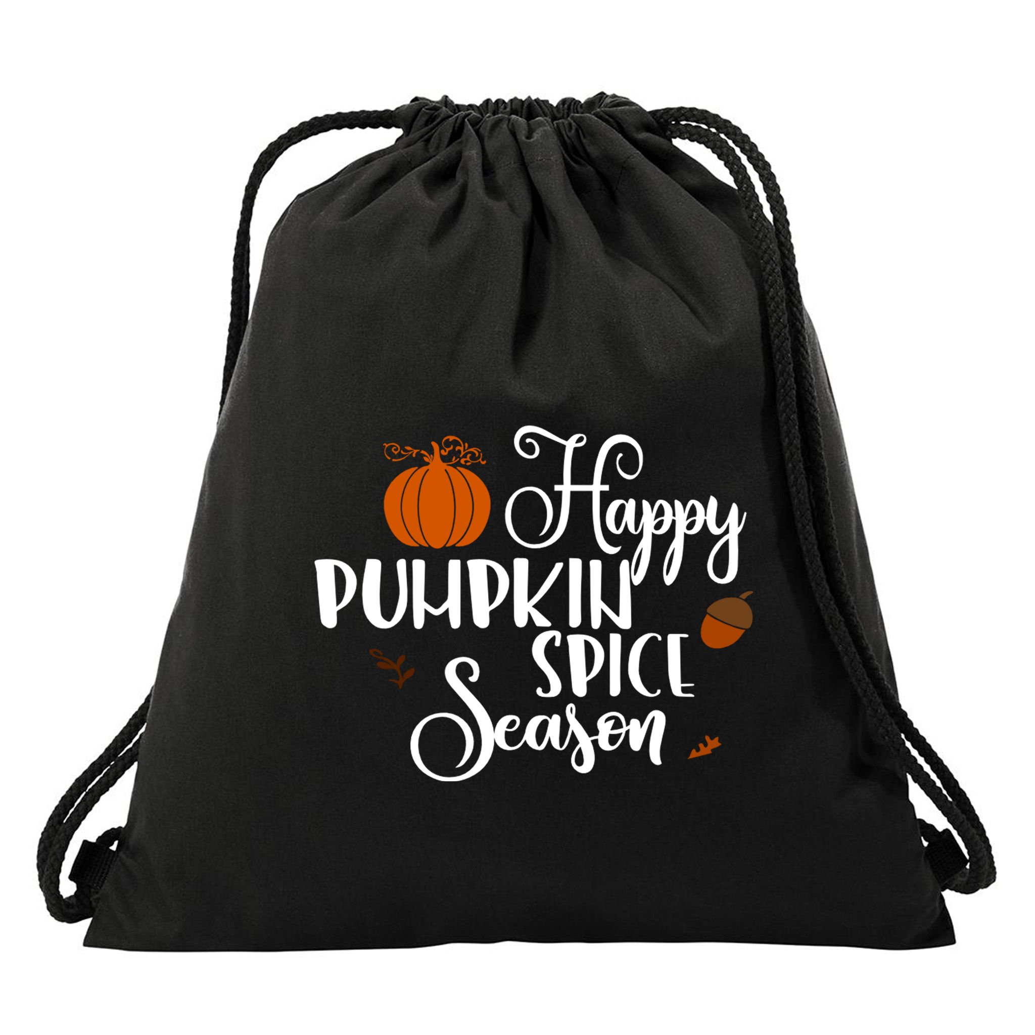 Happy Pumpkin Spice Season Drawstring Bag