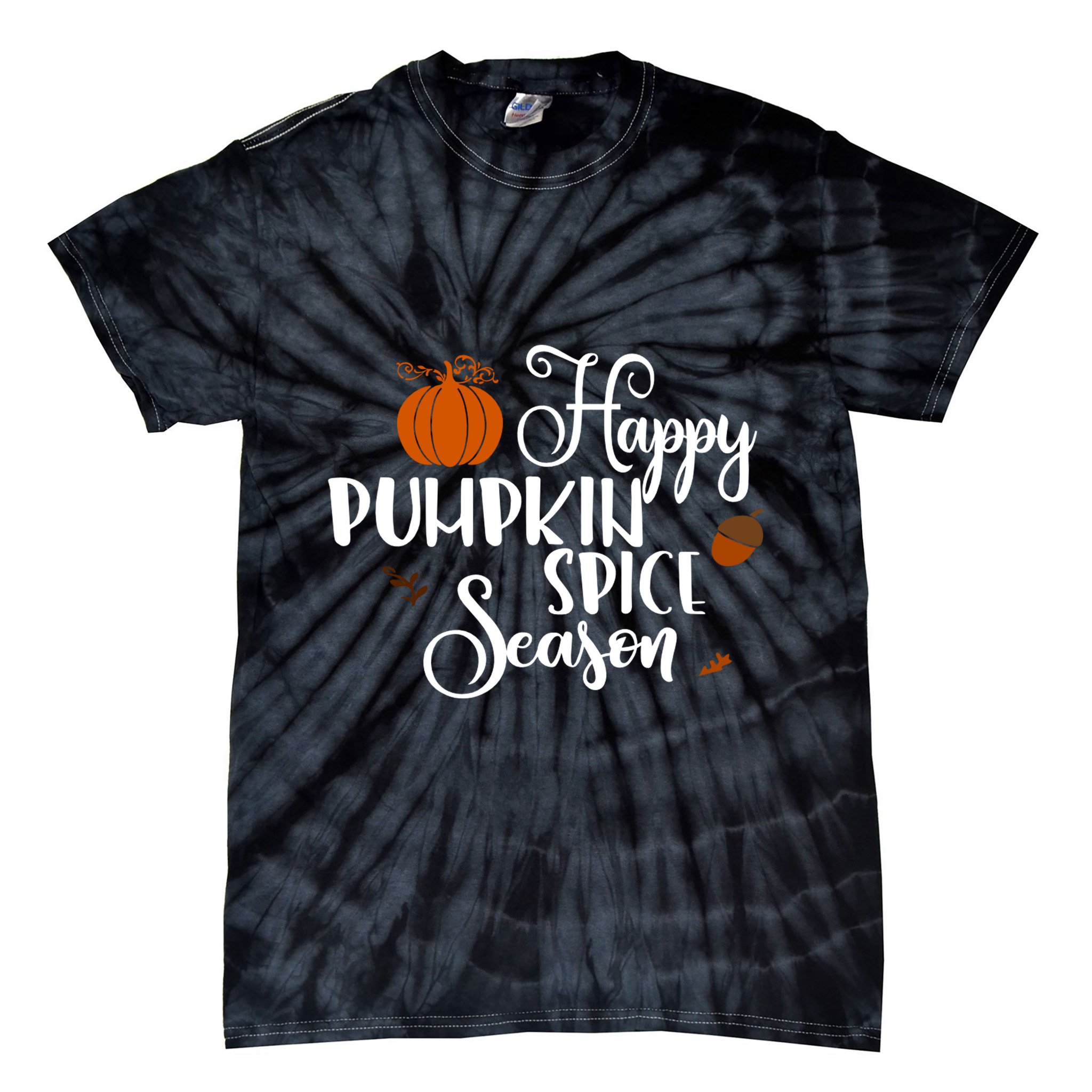 Happy Pumpkin Spice Season Tie-Dye T-Shirt