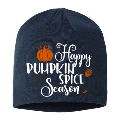 Happy Pumpkin Spice Season Sustainable Beanie