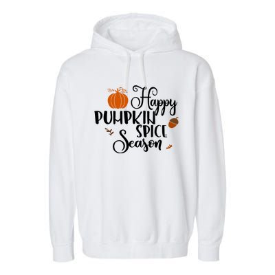 Happy Pumpkin Spice Season Garment-Dyed Fleece Hoodie