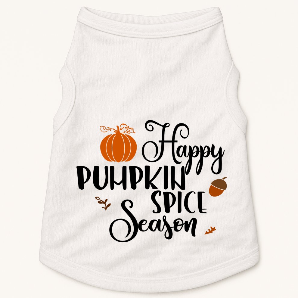 Happy Pumpkin Spice Season Doggie Tank