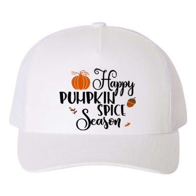 Happy Pumpkin Spice Season Yupoong Adult 5-Panel Trucker Hat