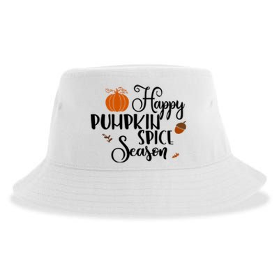 Happy Pumpkin Spice Season Sustainable Bucket Hat