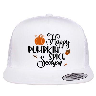 Happy Pumpkin Spice Season Flat Bill Trucker Hat