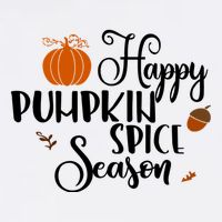 Happy Pumpkin Spice Season Flat Bill Trucker Hat