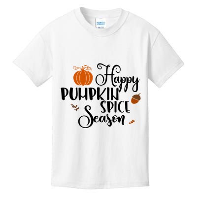Happy Pumpkin Spice Season Kids T-Shirt