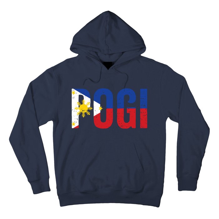 Hilarious Pogi Statement In Philippine Flag Hoodie