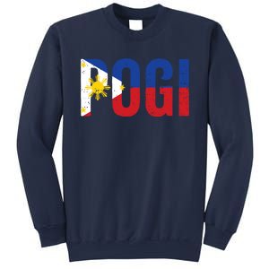 Hilarious Pogi Statement In Philippine Flag Sweatshirt