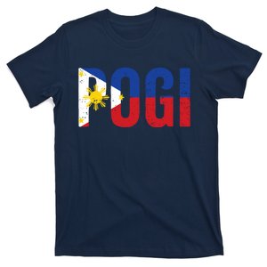 Hilarious Pogi Statement In Philippine Flag T-Shirt