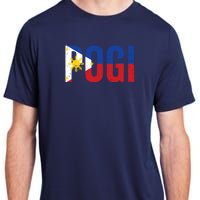 Hilarious Pogi Statement In Philippine Flag Adult ChromaSoft Performance T-Shirt