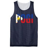 Hilarious Pogi Statement In Philippine Flag Mesh Reversible Basketball Jersey Tank