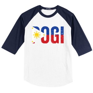 Hilarious Pogi Statement In Philippine Flag Baseball Sleeve Shirt