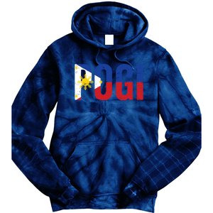 Hilarious Pogi Statement In Philippine Flag Tie Dye Hoodie