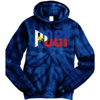 Hilarious Pogi Statement In Philippine Flag Tie Dye Hoodie