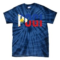 Hilarious Pogi Statement In Philippine Flag Tie-Dye T-Shirt